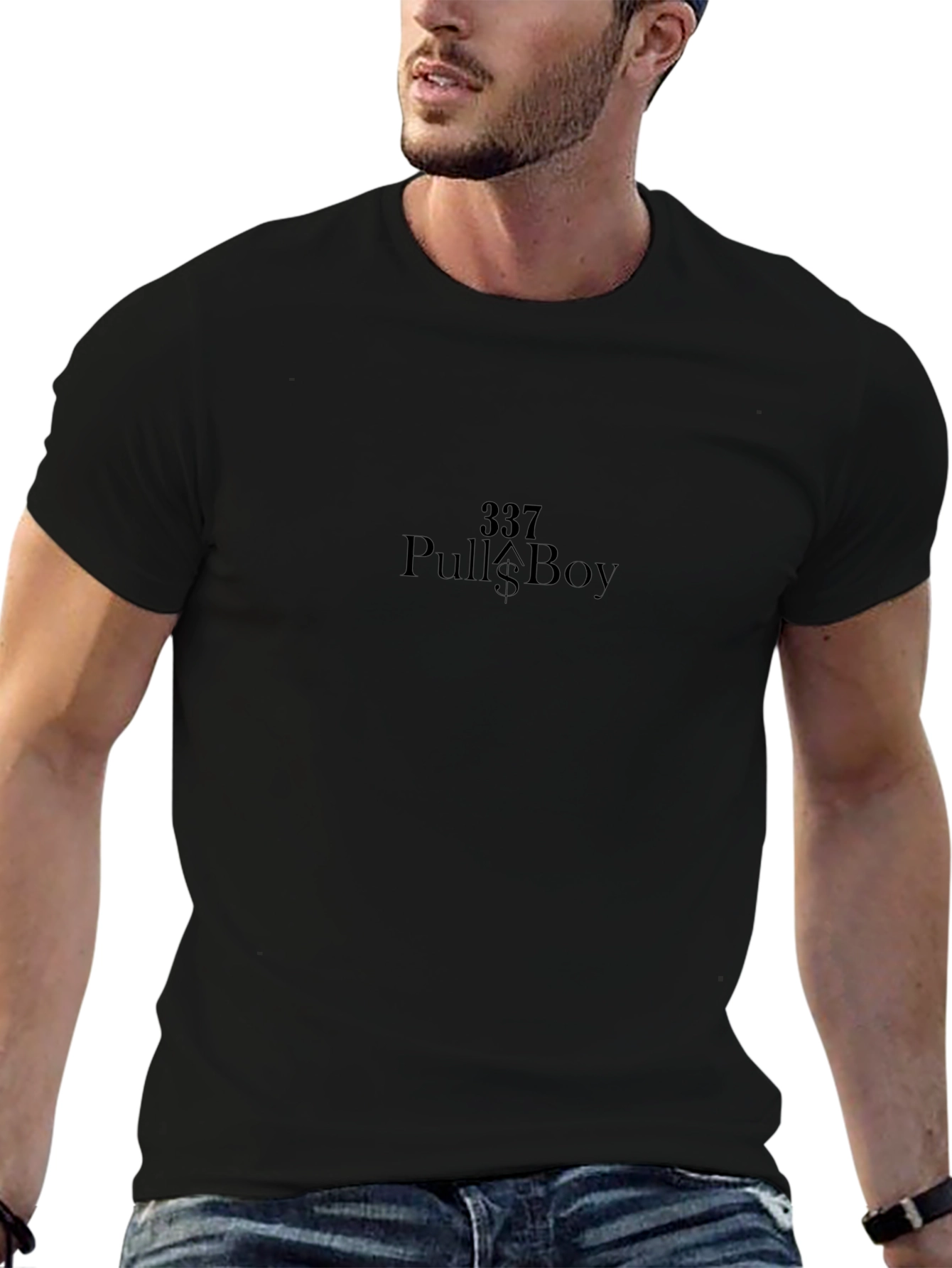 337 Pullboy Black Graphic Tee