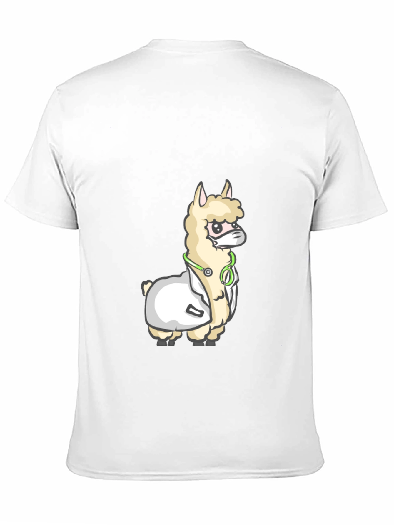Llama Doctor T-Shirt - Funny Animal Graphic Tee