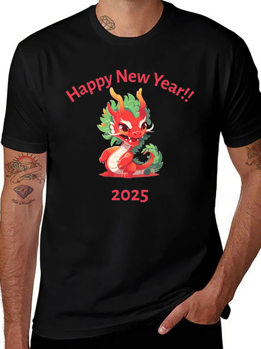 Happy New Year 2025 Dragon T-Shirt
