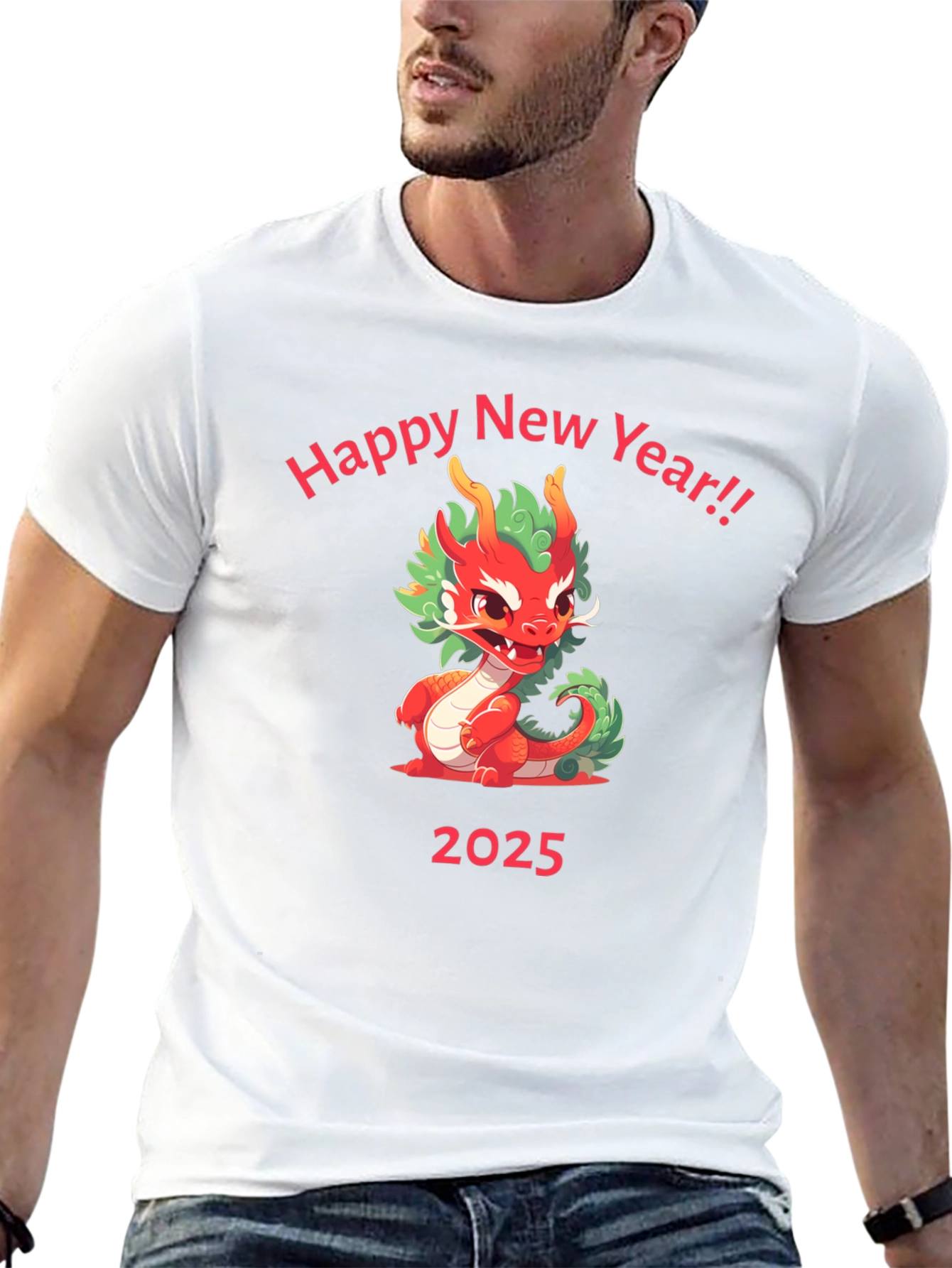 Happy New Year 2025 Dragon T-Shirt