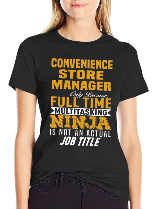 Funny Convenience Store Manager T-Shirt