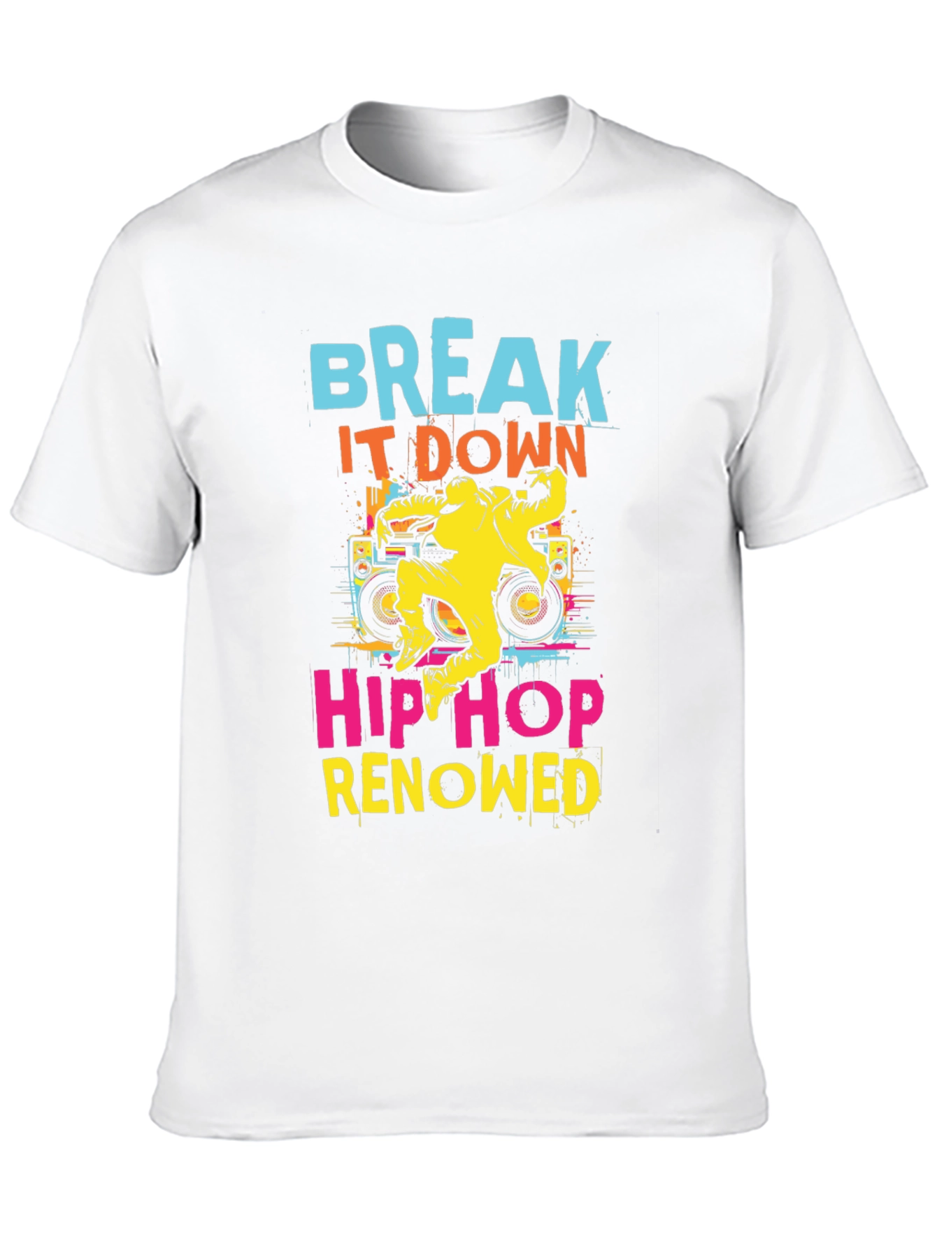 Break It Down Hip Hop Graphic Tee