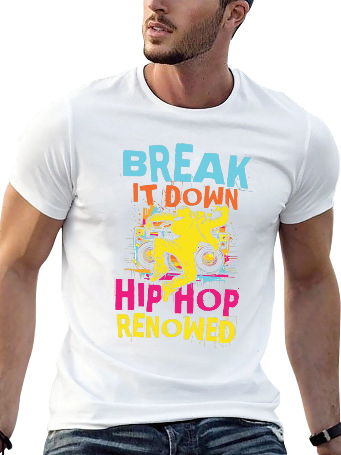 Break It Down Hip Hop Graphic Tee