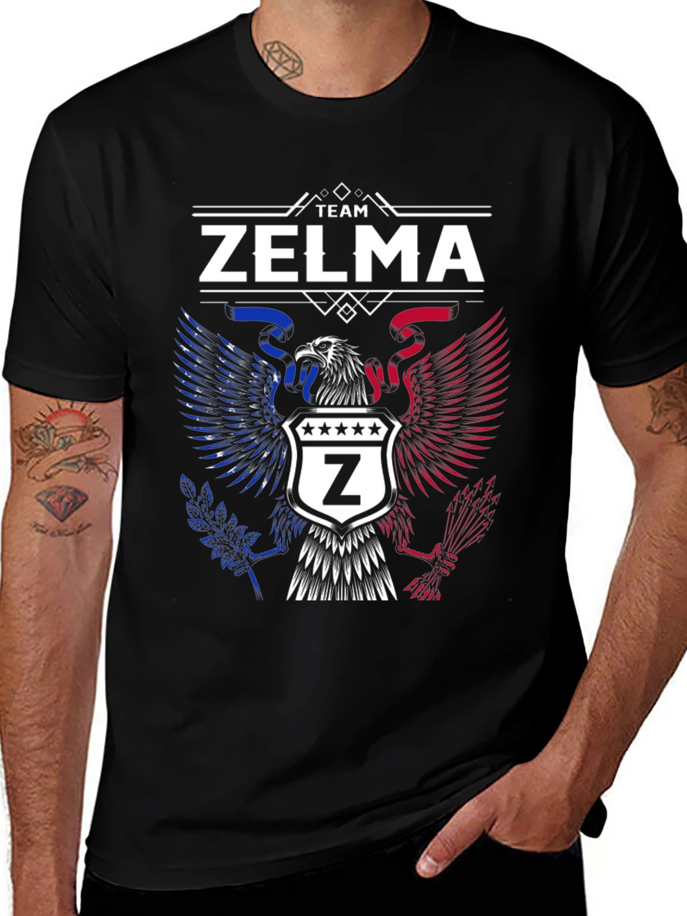 Team Zelma Patriotic Eagle T-Shirt