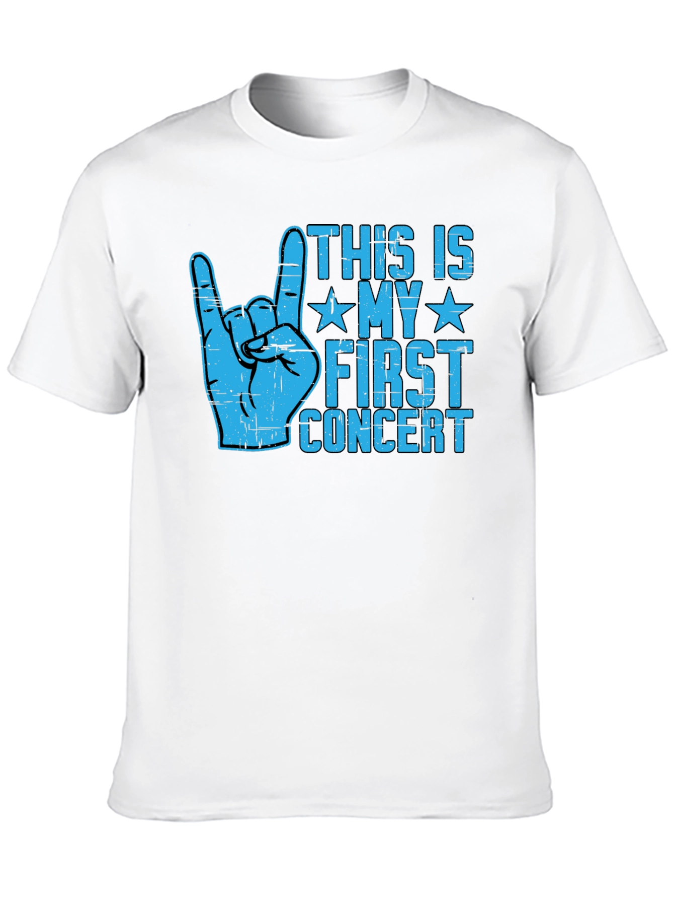 First Concert T-Shirt - Rock On Design