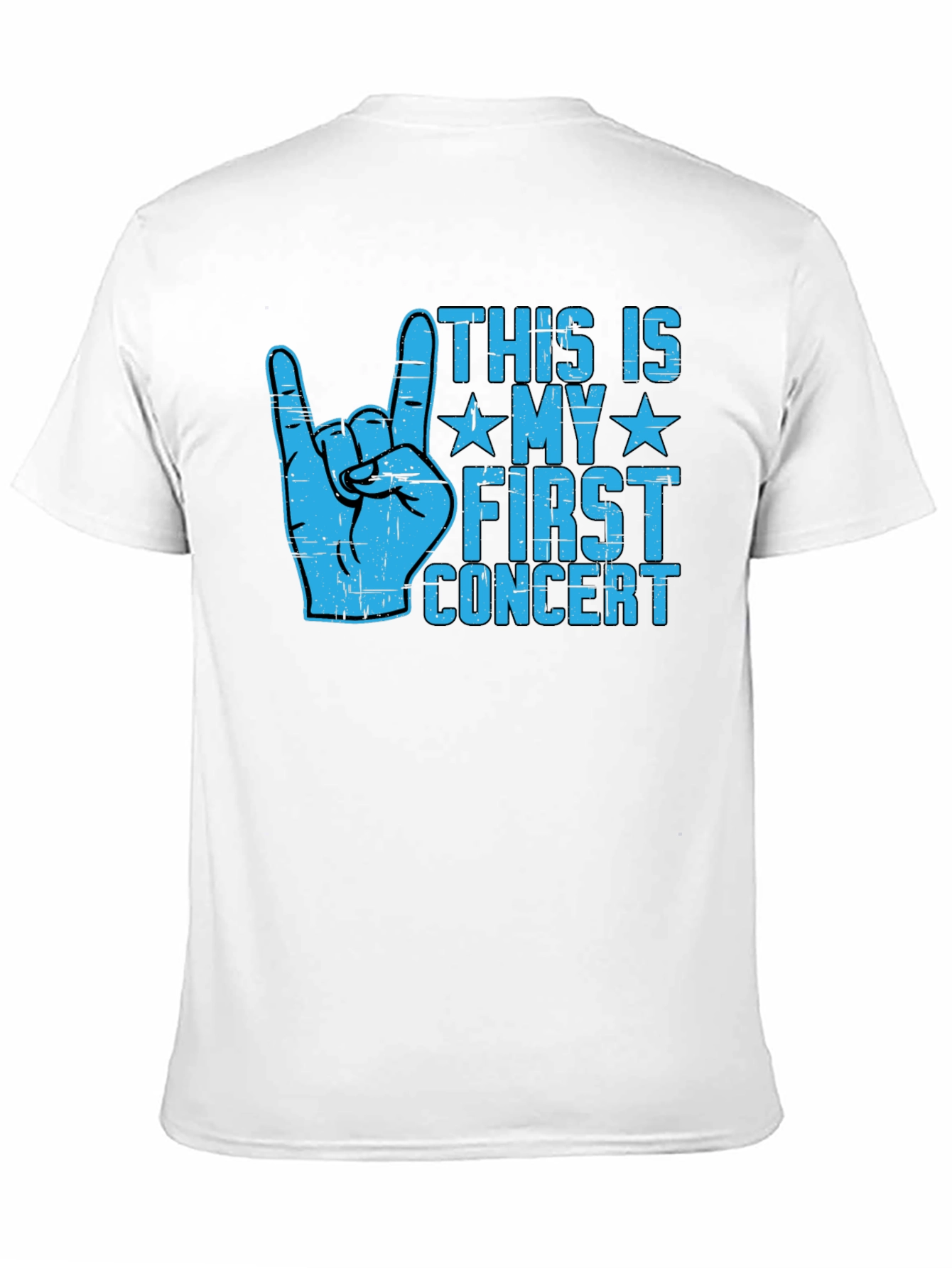 First Concert T-Shirt - Rock On Design