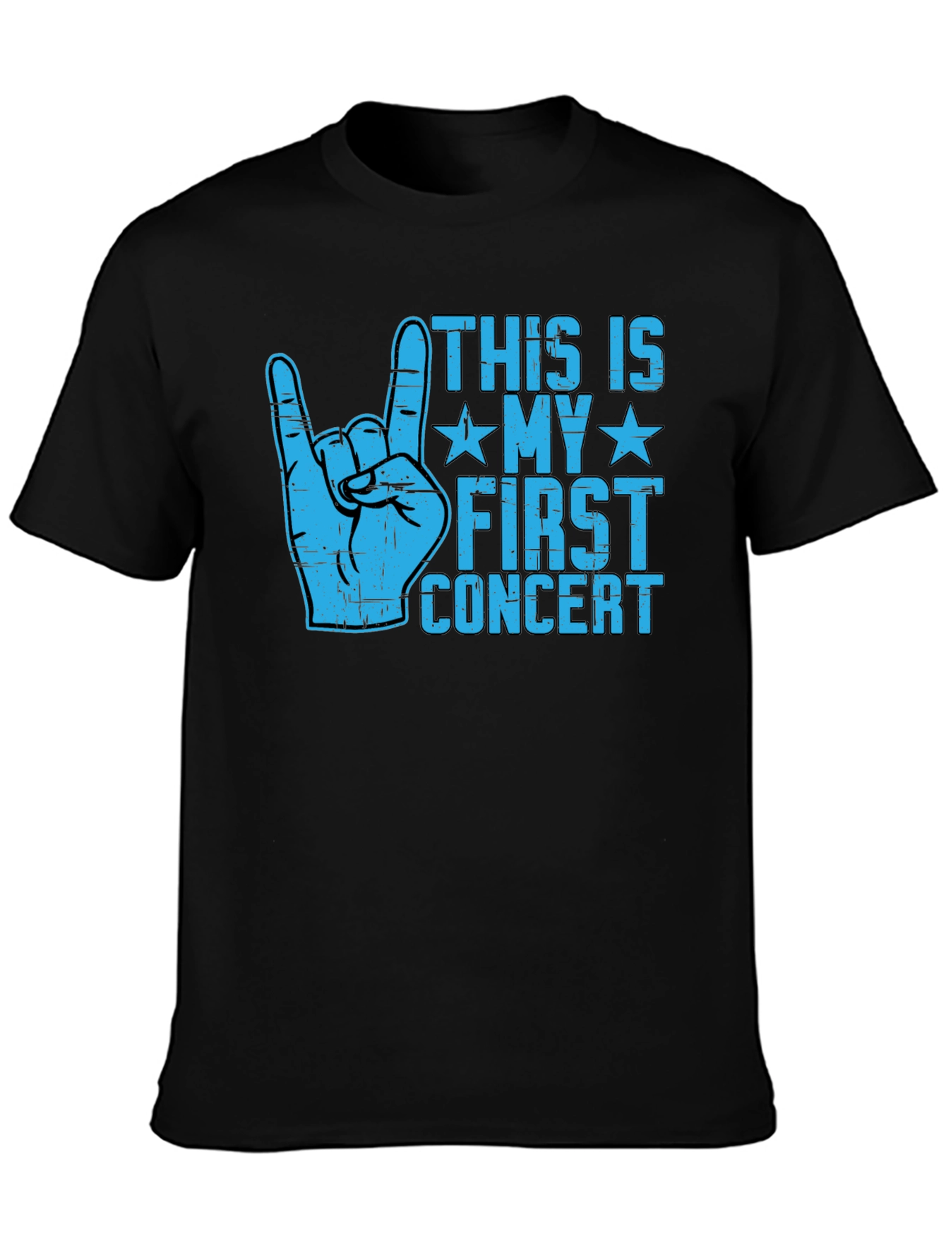 First Concert T-Shirt - Rock On Design