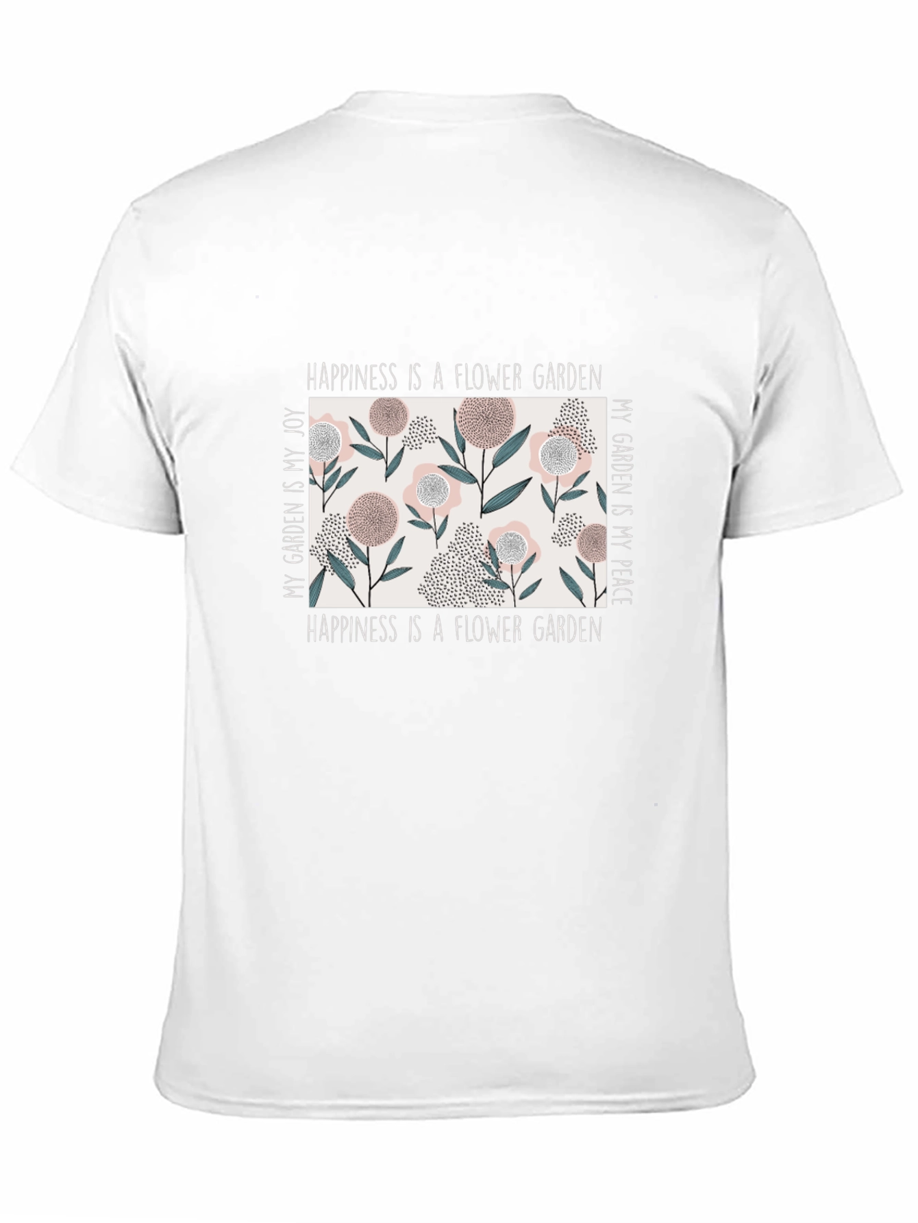 Happiness Flower Garden Graphic Tee