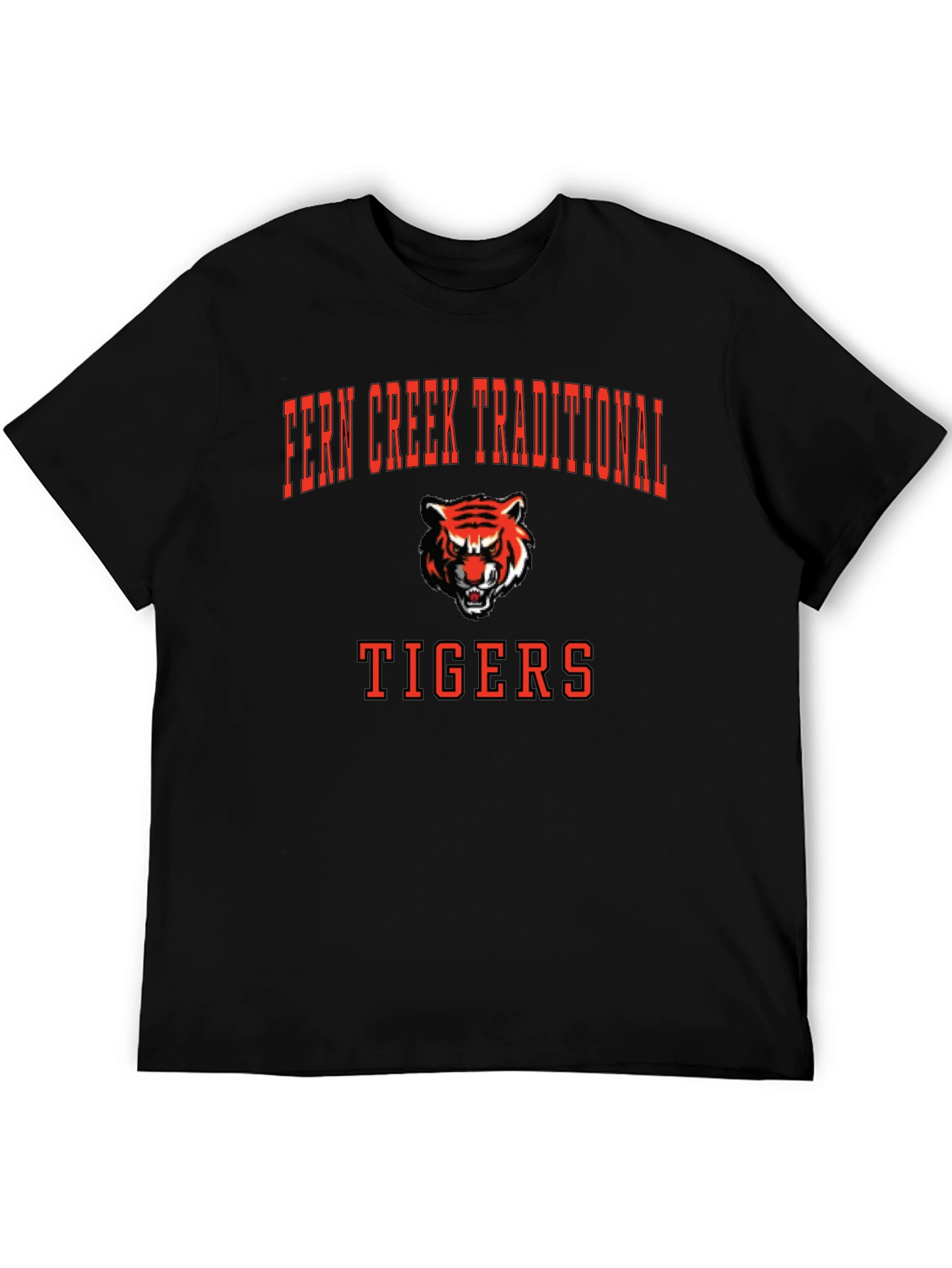 Fern Creek Traditional Tigers Black T-Shirt