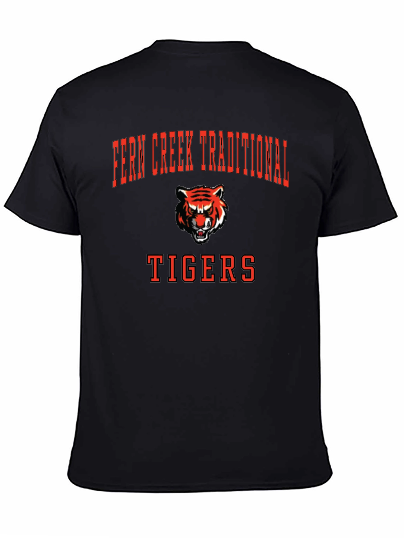Fern Creek Traditional Tigers Black T-Shirt
