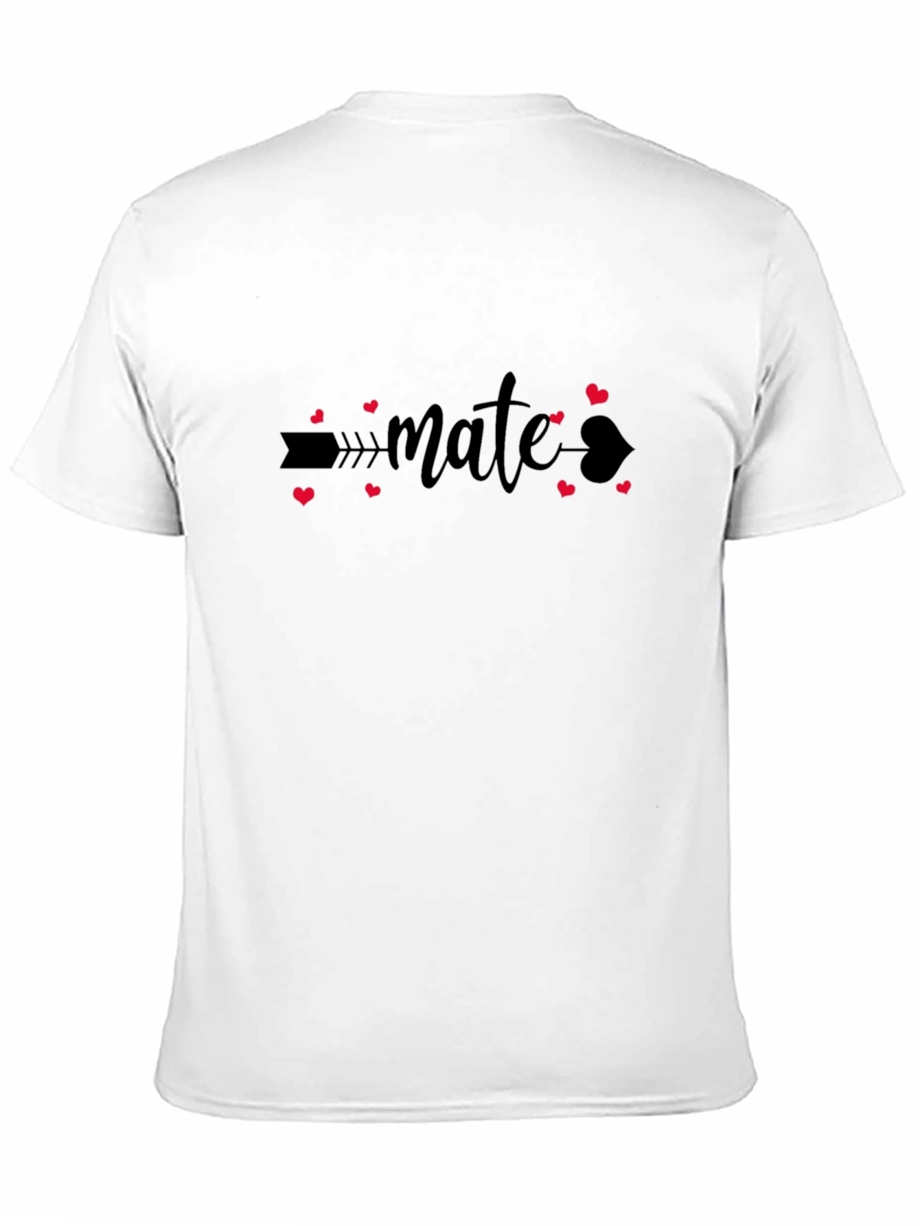 Mate Heart Arrow Black T-Shirt