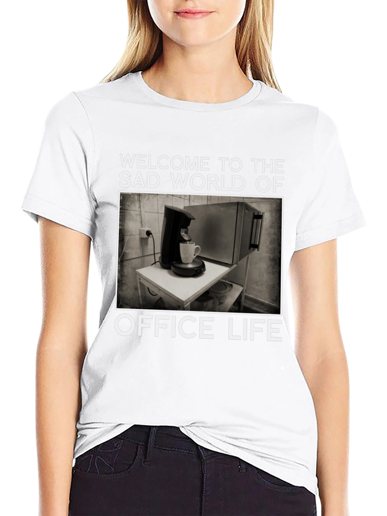 Office Life T-Shirt - Sad World Graphic Tee