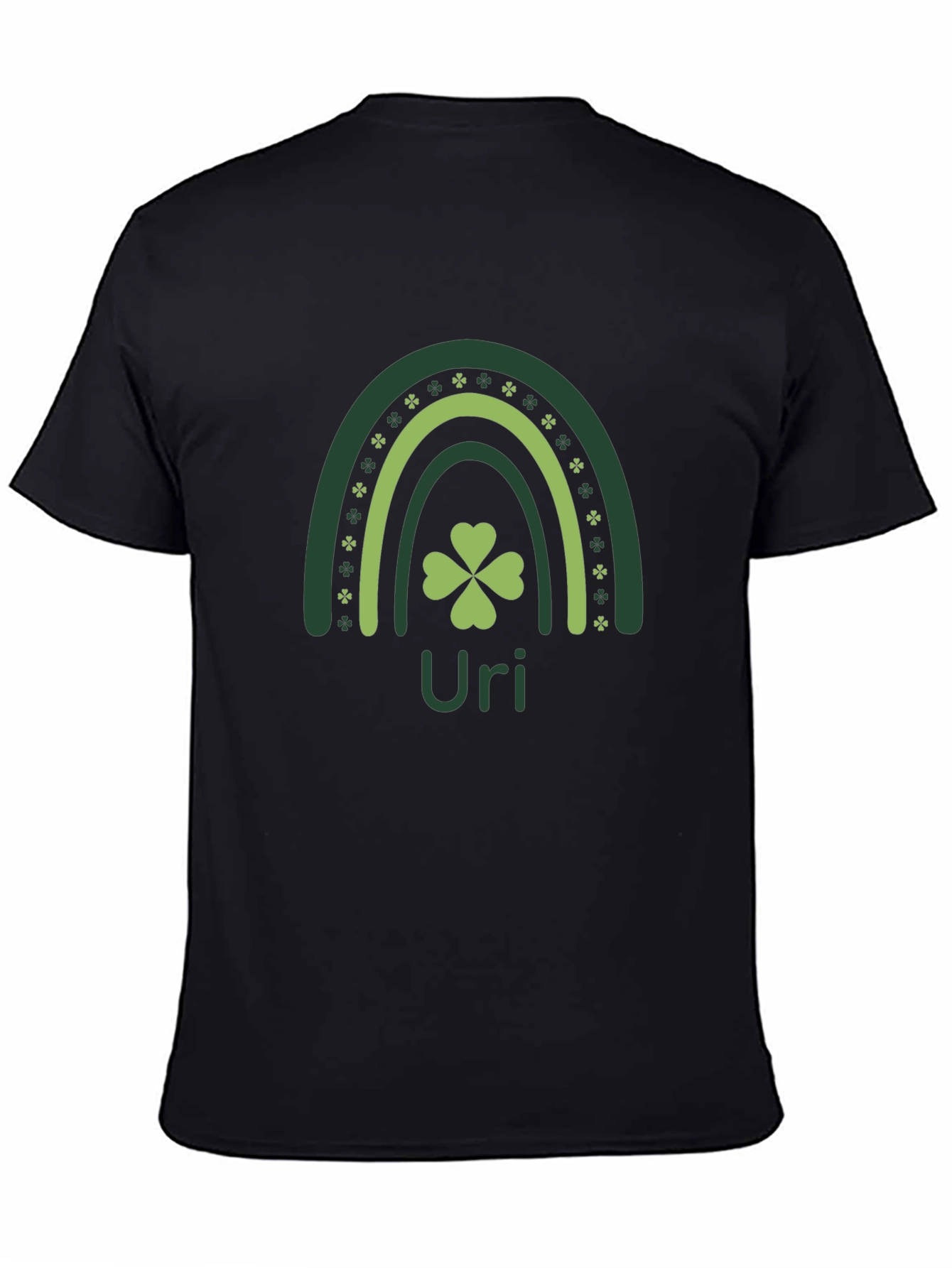 St. Patricks Day Rainbow Clover Personalized T-Shirt