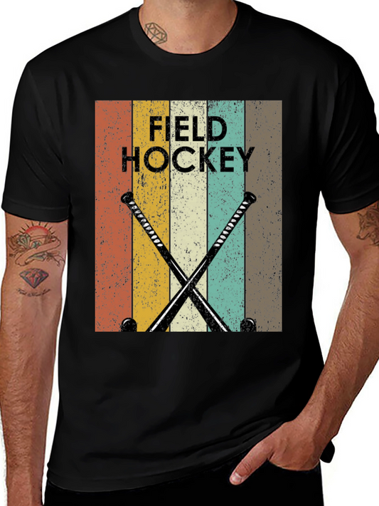 Vintage Field Hockey Graphic Tee