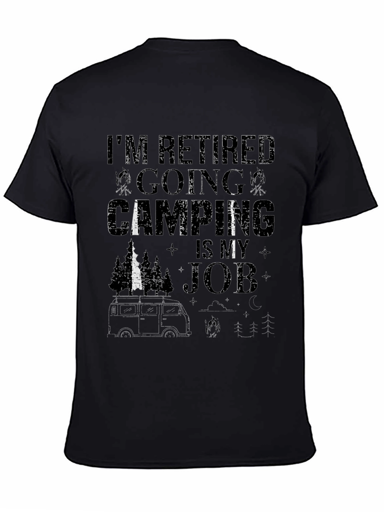 Retired Camping T-Shirt
