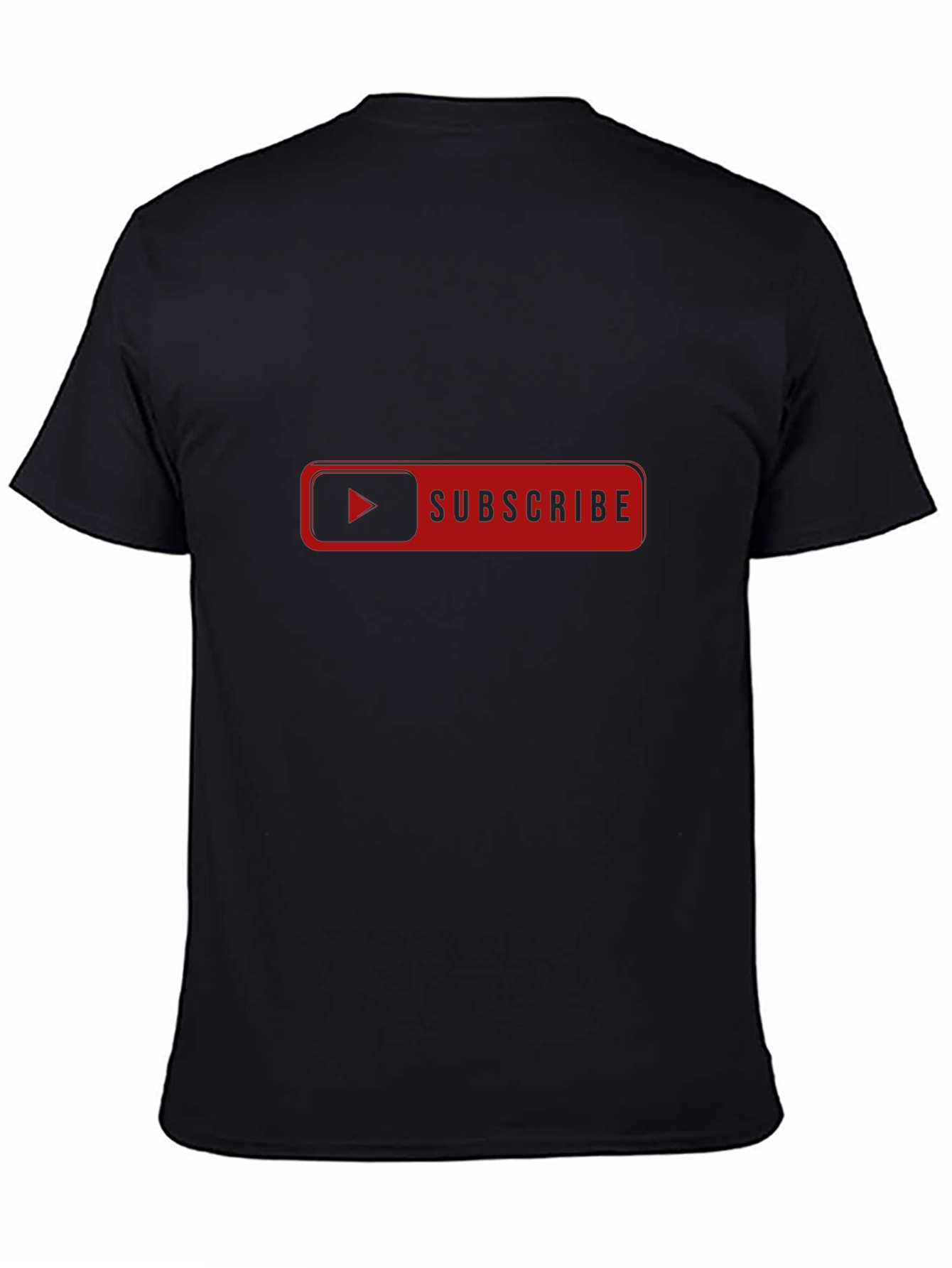 Subscribe Graphic Tee - Black Cotton T-Shirt
