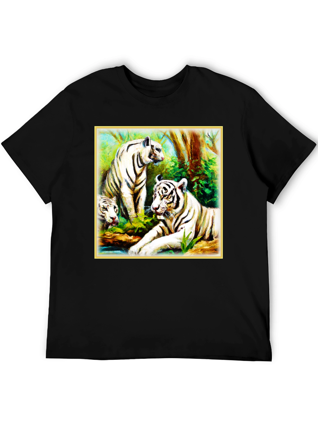 White Tiger Family T-Shirt