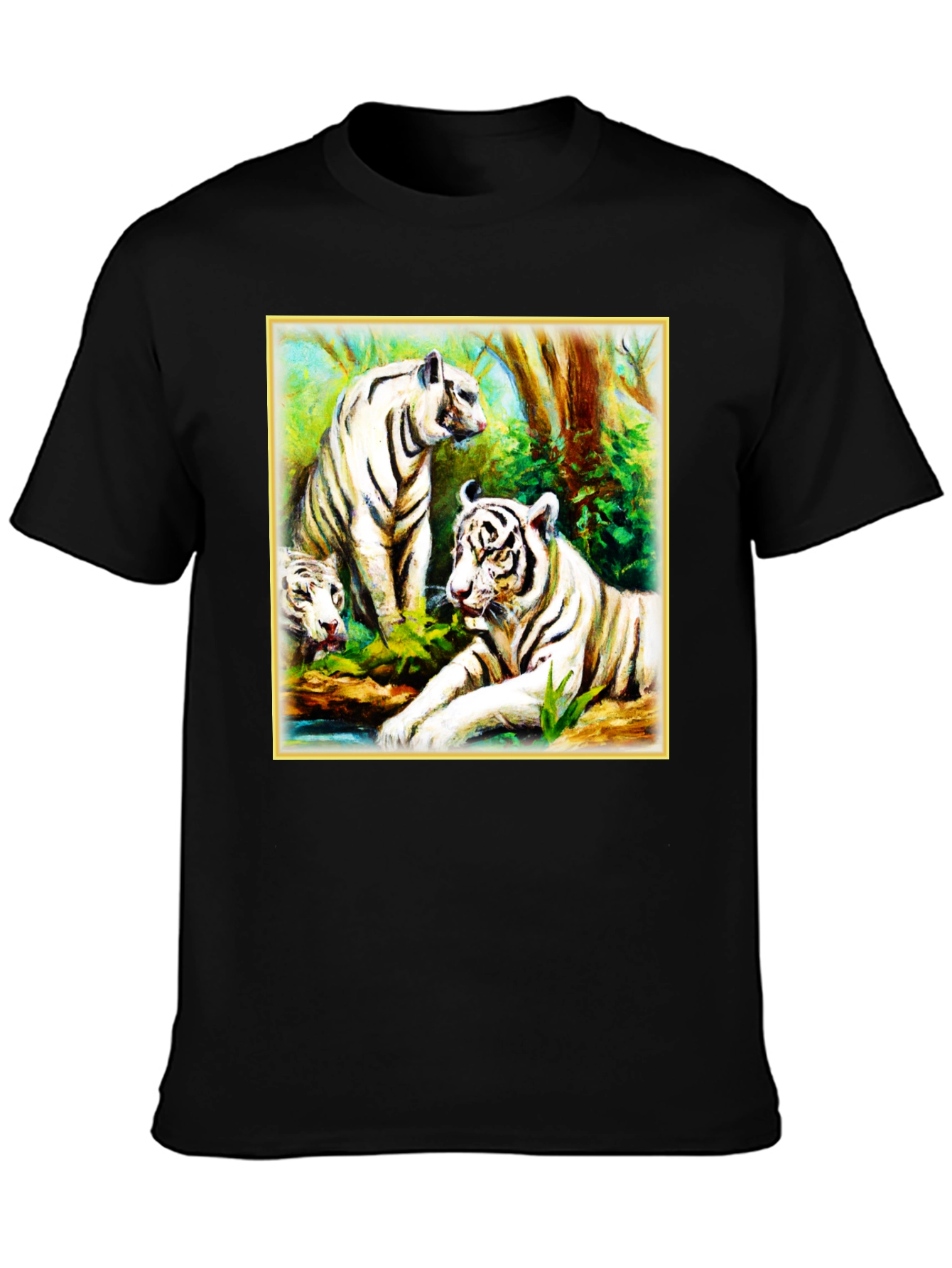 White Tiger Family T-Shirt