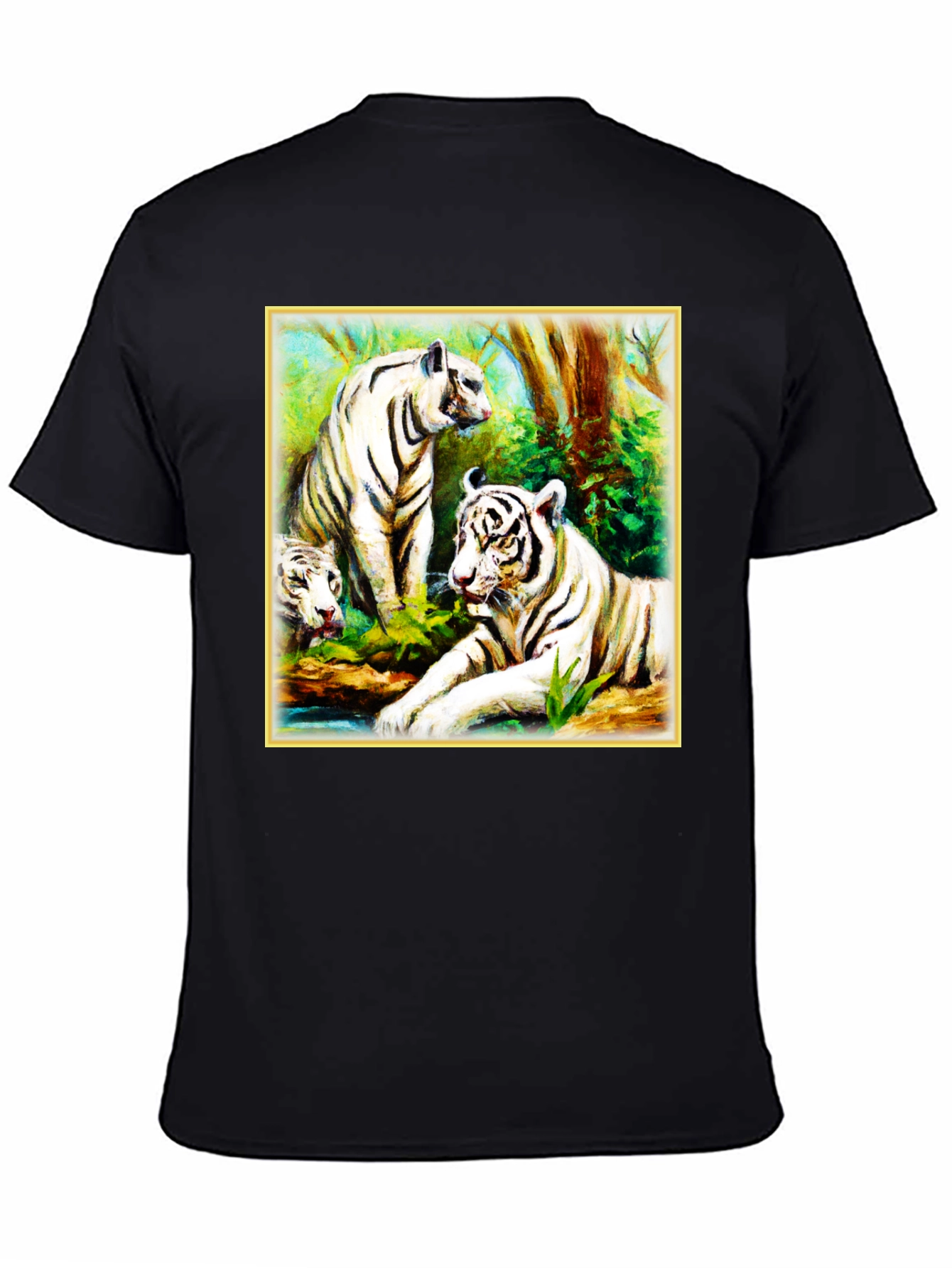 White Tiger Family T-Shirt