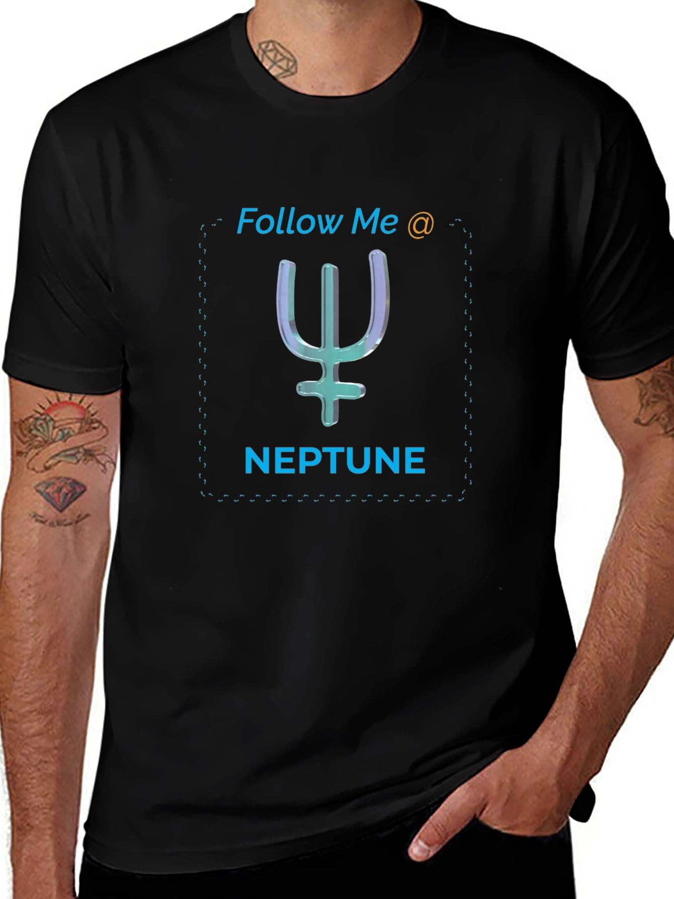 Neptune Graphic Tee - Follow Me T-Shirt