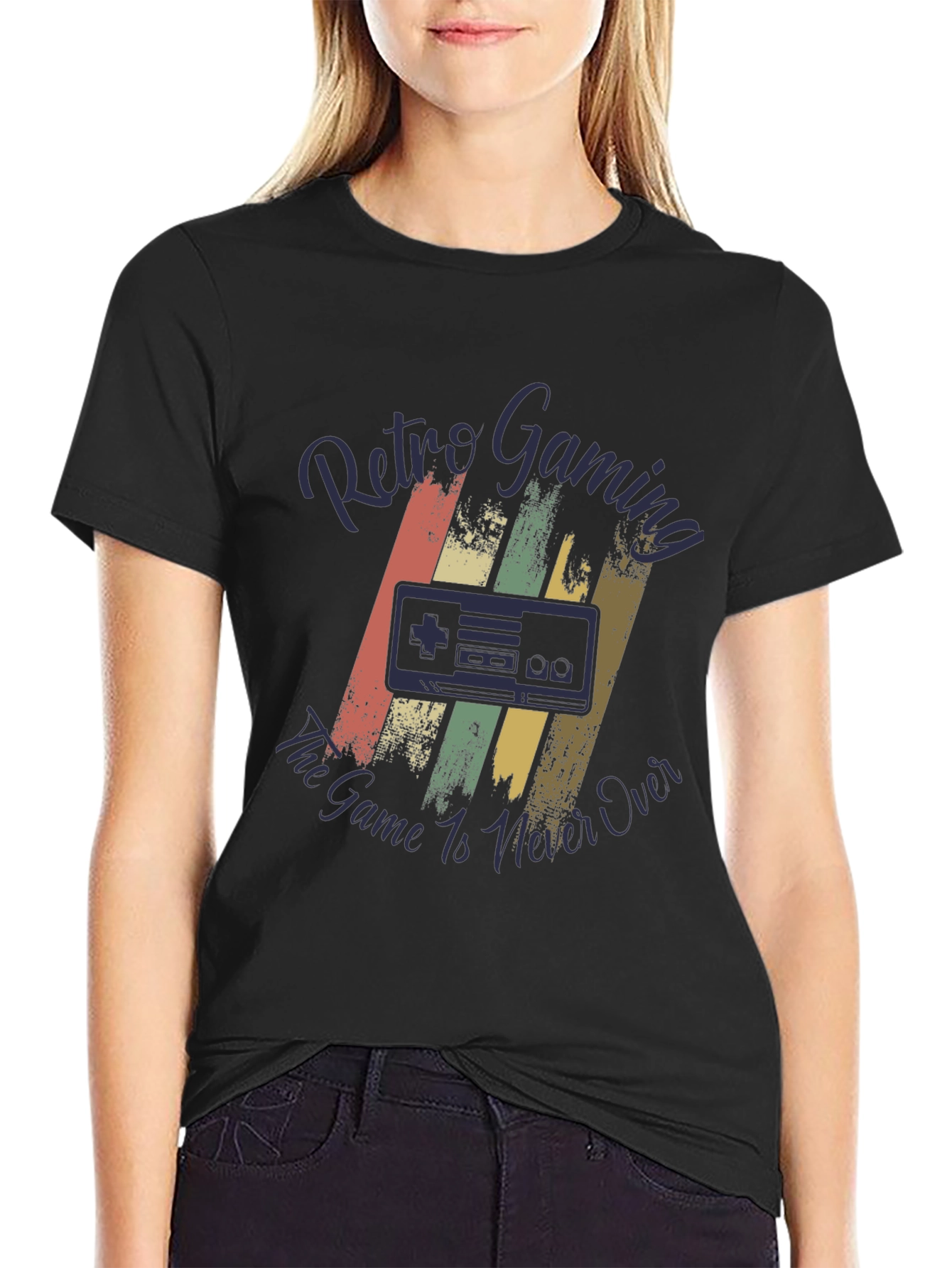 Retro Gaming T-Shirt - Game Is Never Over