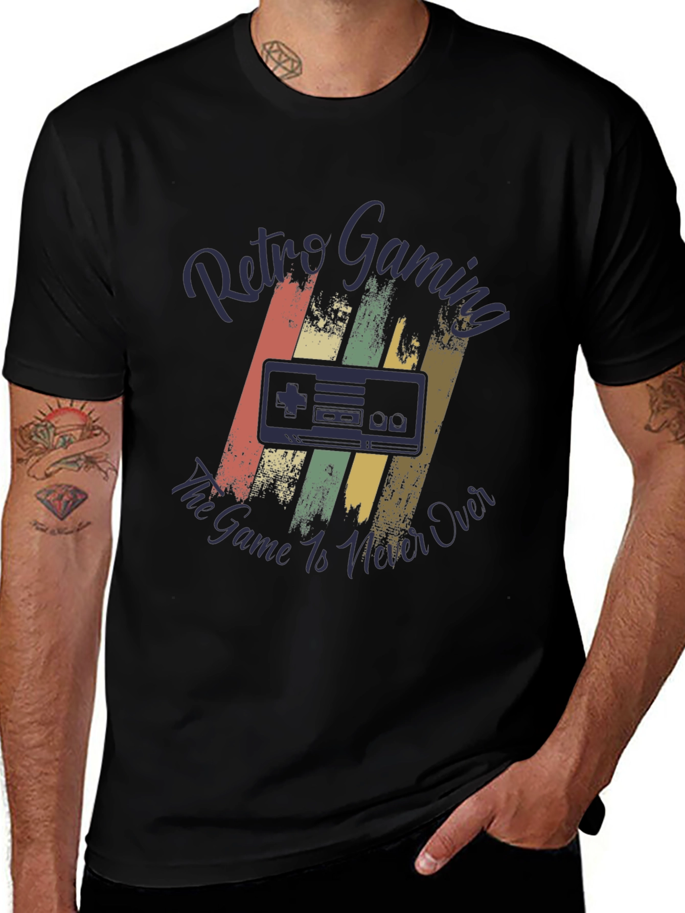 Retro Gaming T-Shirt - Game Is Never Over