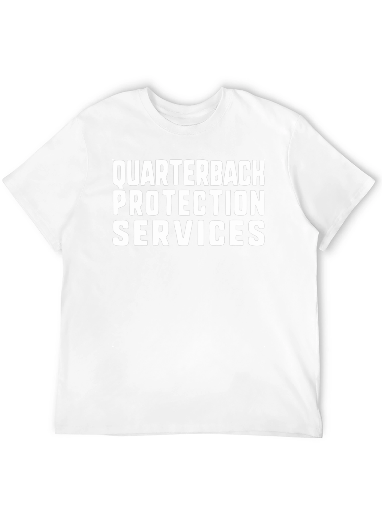 Quarterback Protection Services Black T-Shirt