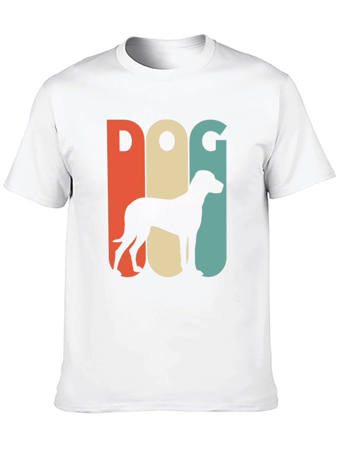 Retro Dog Silhouette Graphic Tee