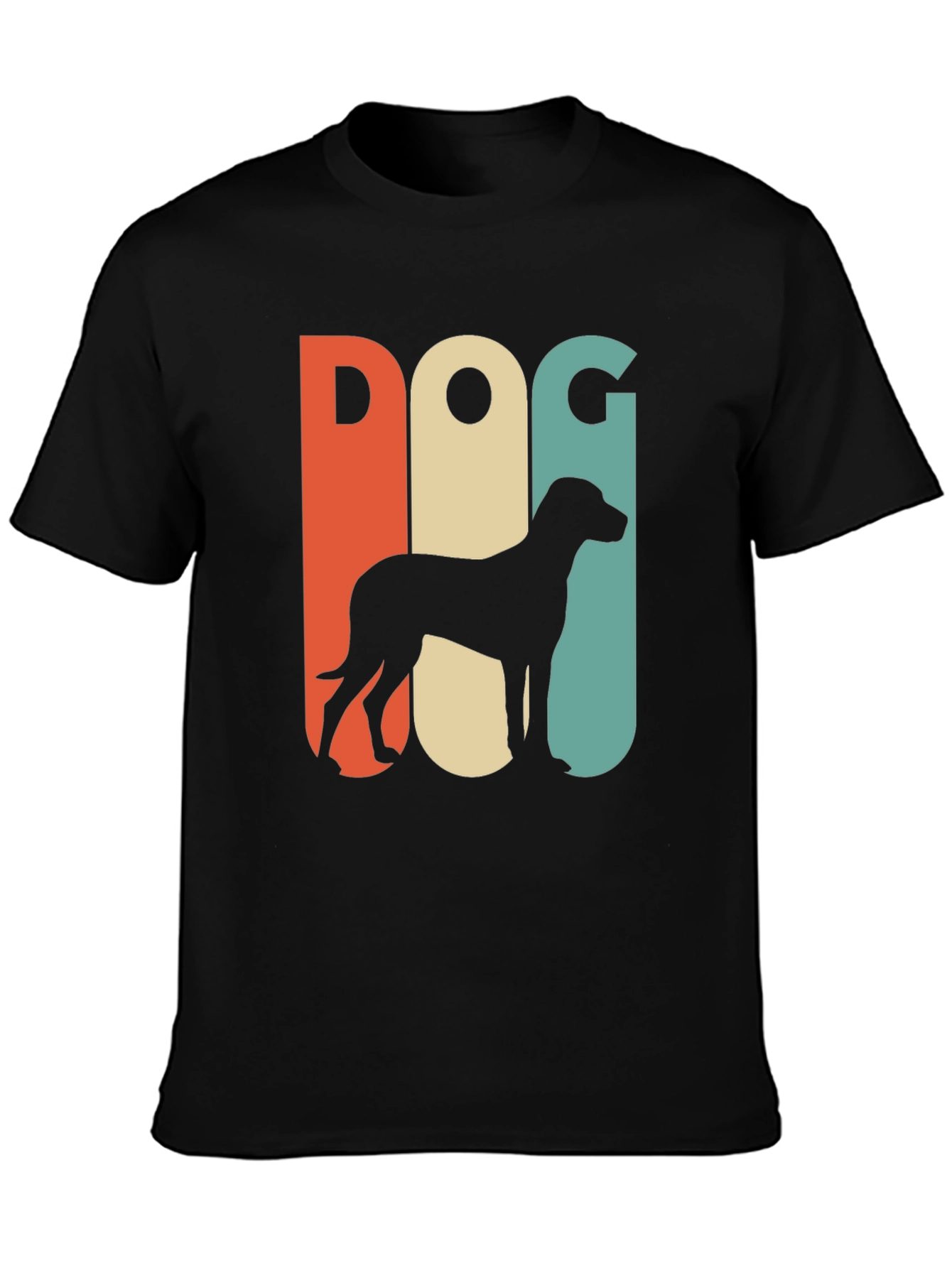 Retro Dog Silhouette Graphic Tee
