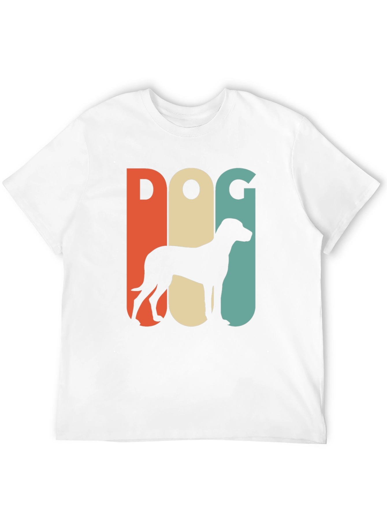 Retro Dog Silhouette Graphic Tee
