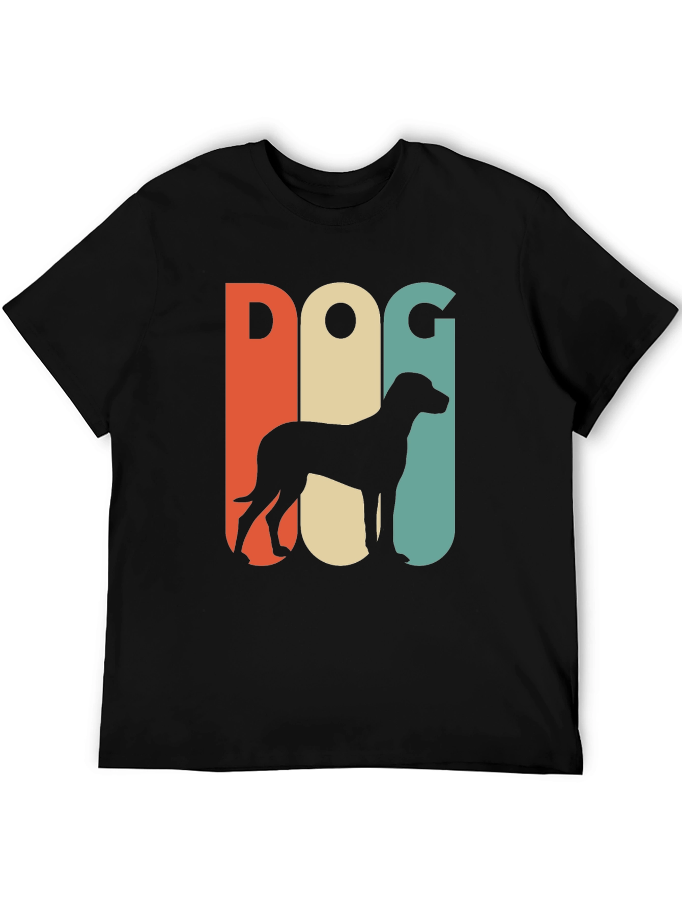 Retro Dog Silhouette Graphic Tee