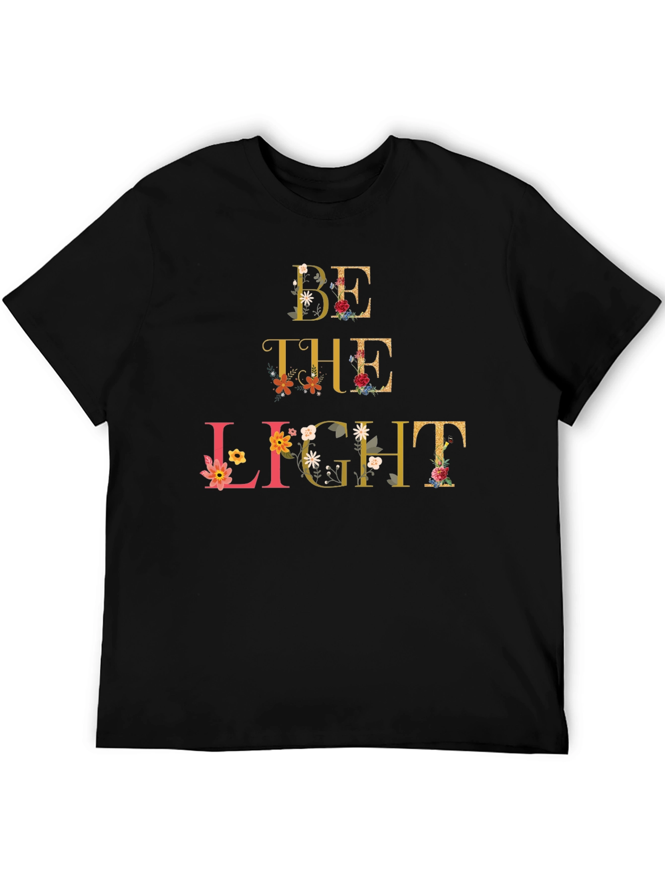 Floral Be the Light T-Shirt