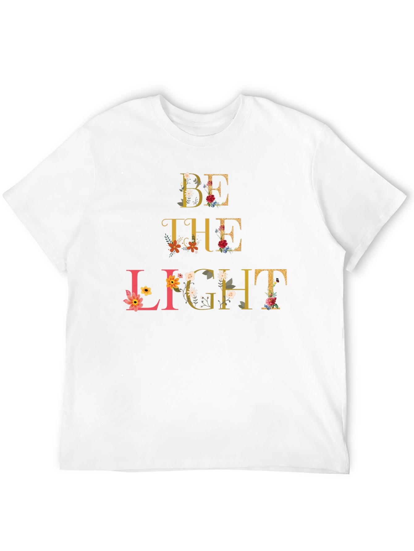 Floral Be the Light T-Shirt