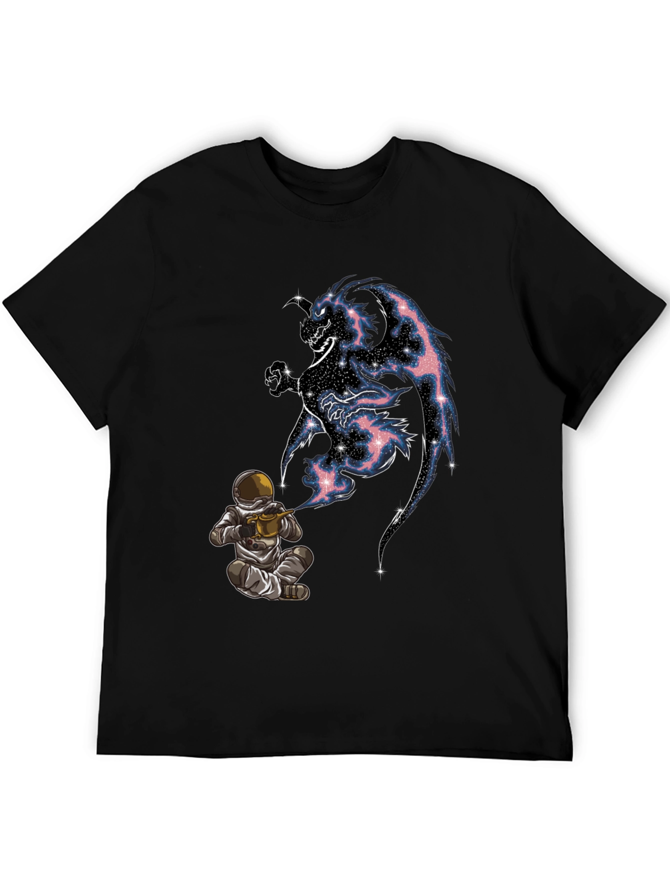 Cosmic Dragon Graphic Tee - Spaceman Gardener