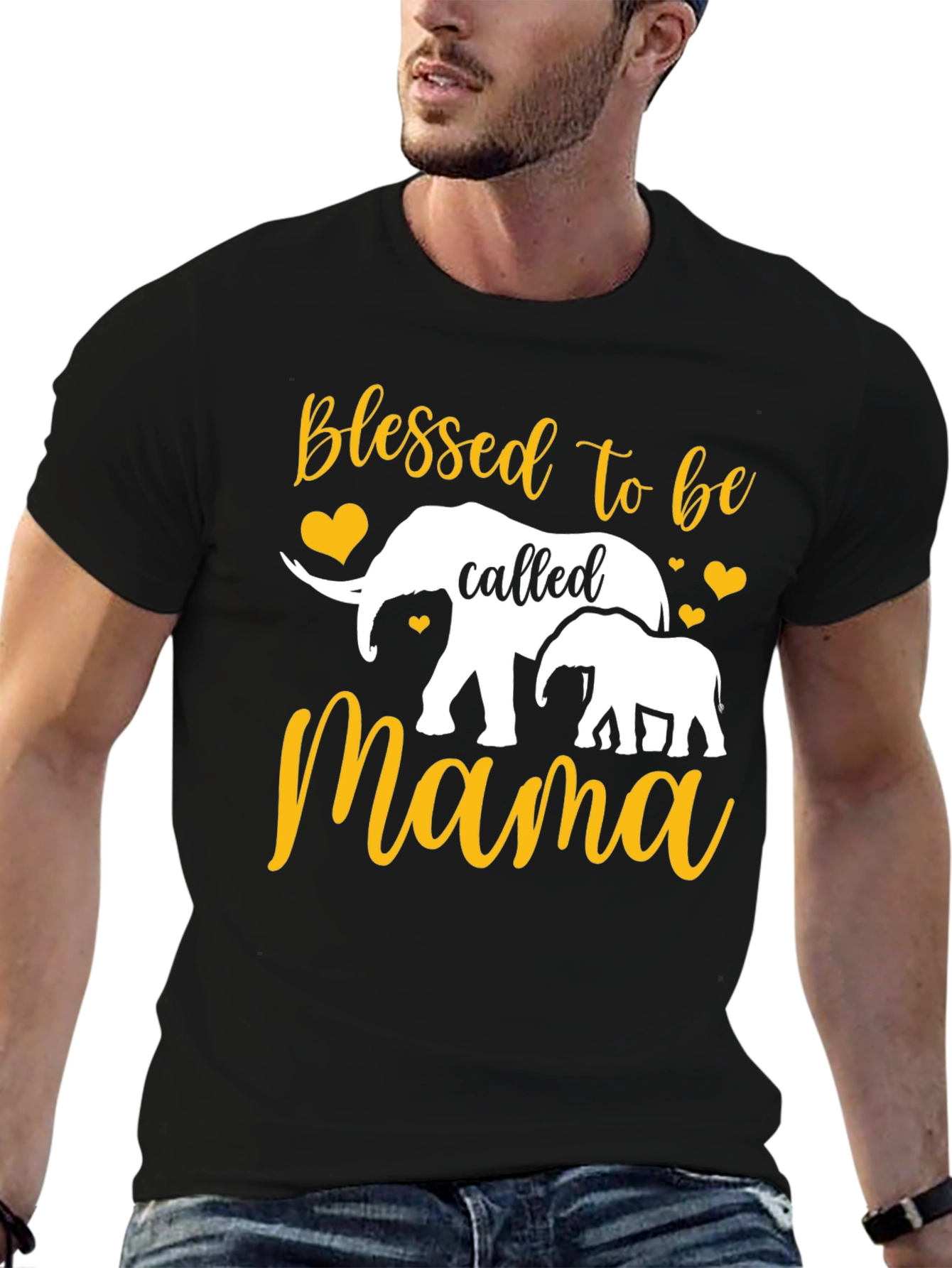 Blessed Mama Elephant T-Shirt - Mothers Day Gift
