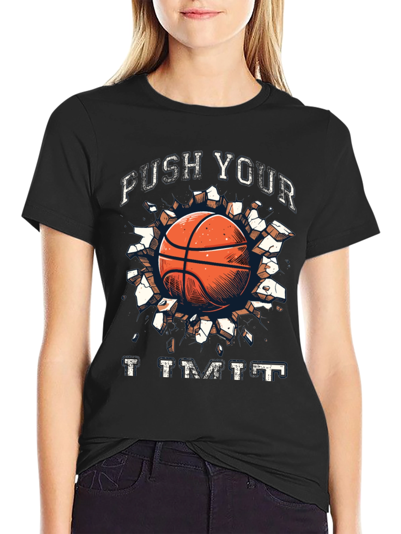 Push Your Limit Basketball Graphic Tee