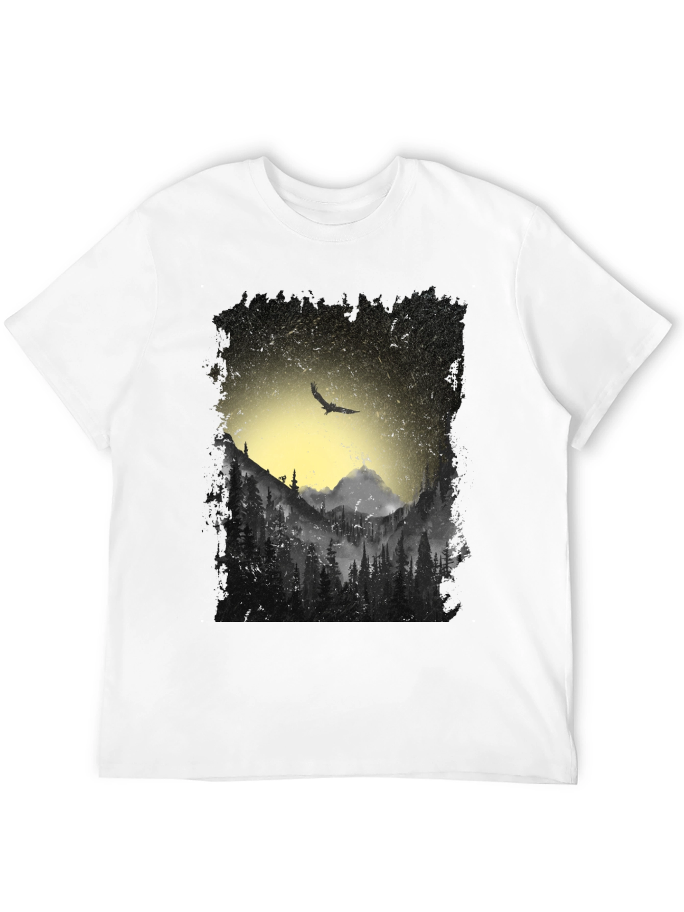 Nature Eagle Black T-Shirt