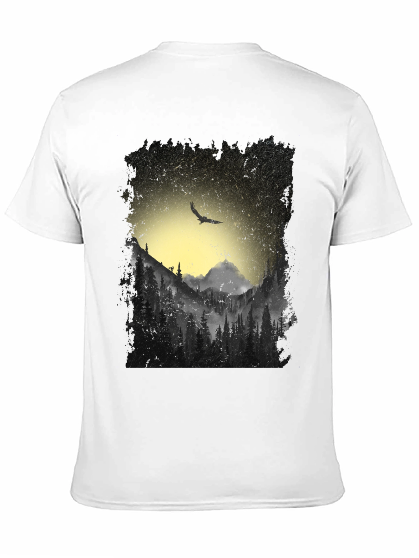 Nature Eagle Black T-Shirt