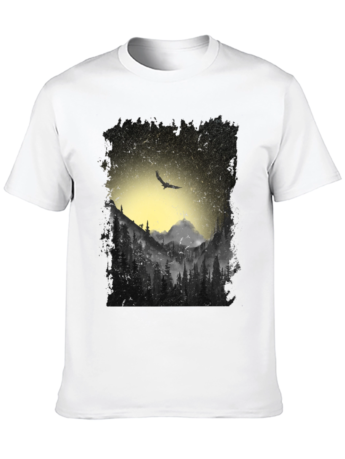 Nature Eagle Black T-Shirt