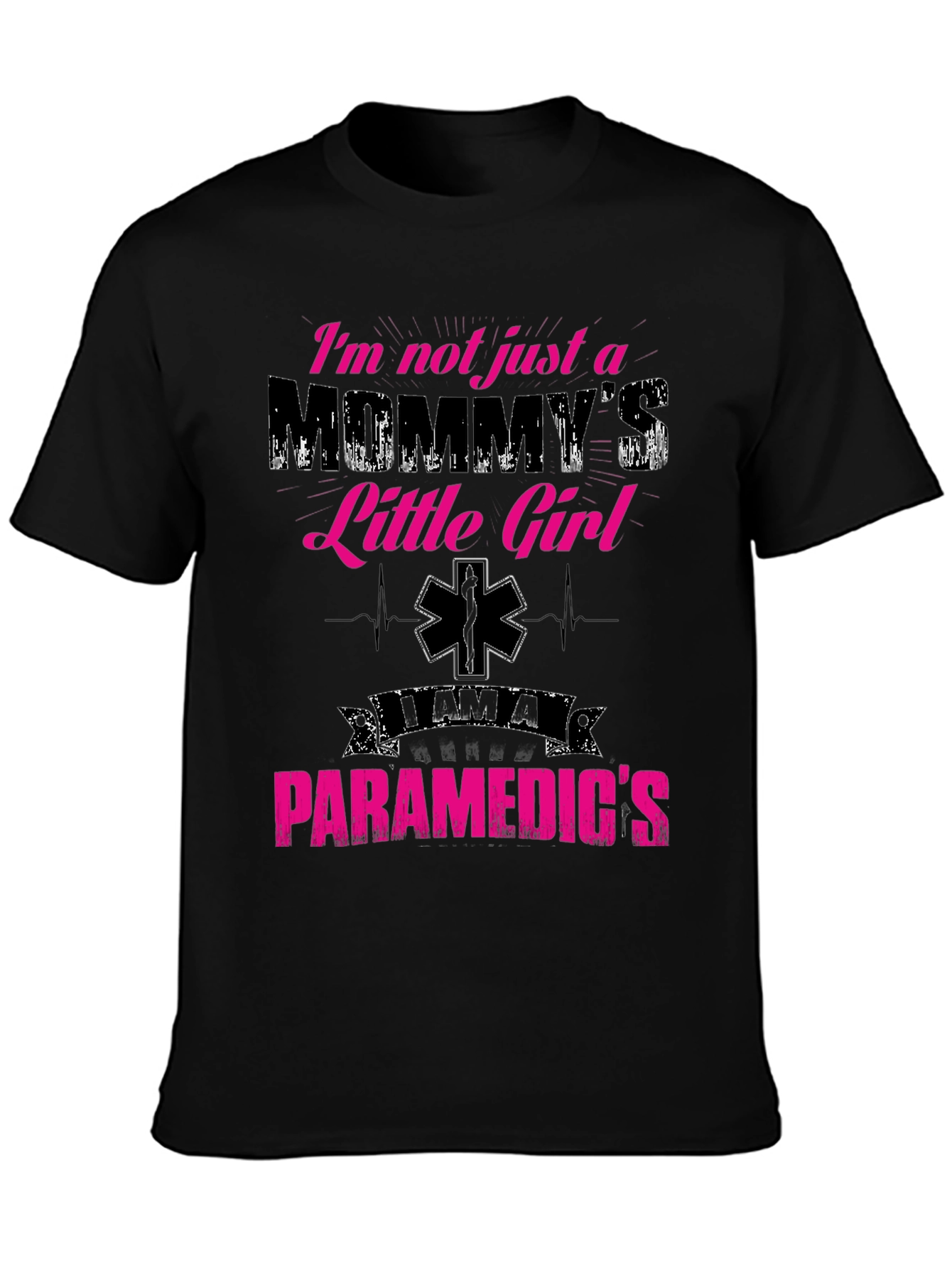 Mommys Little Girl Paramedic T-Shirt