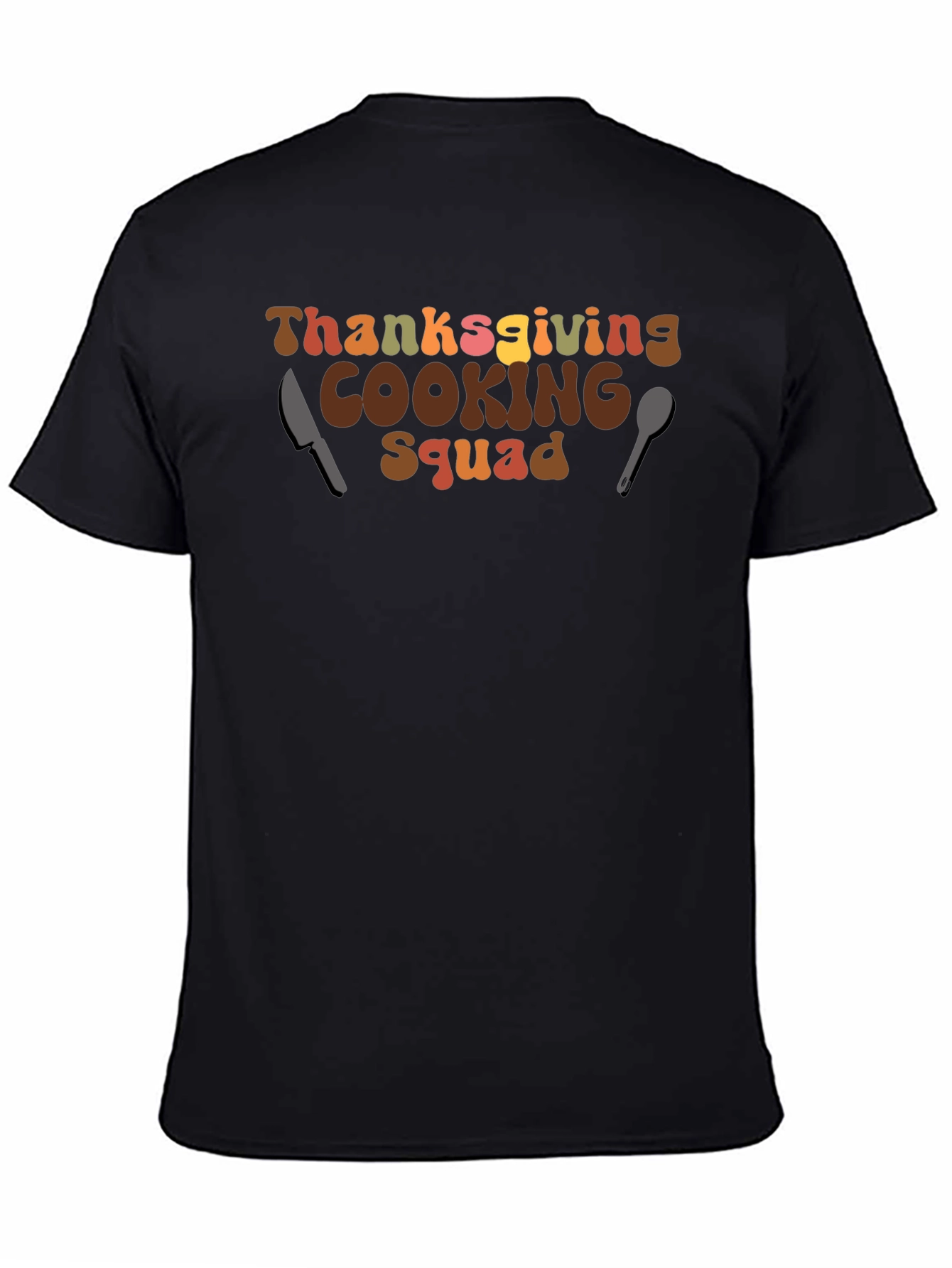 Thanksgiving Cooking Squad T-Shirt Retro Thanksgiving Tee