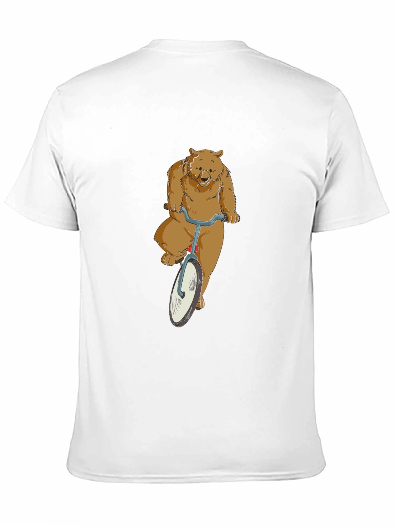 Bear on a Bike Graphic T-Shirt