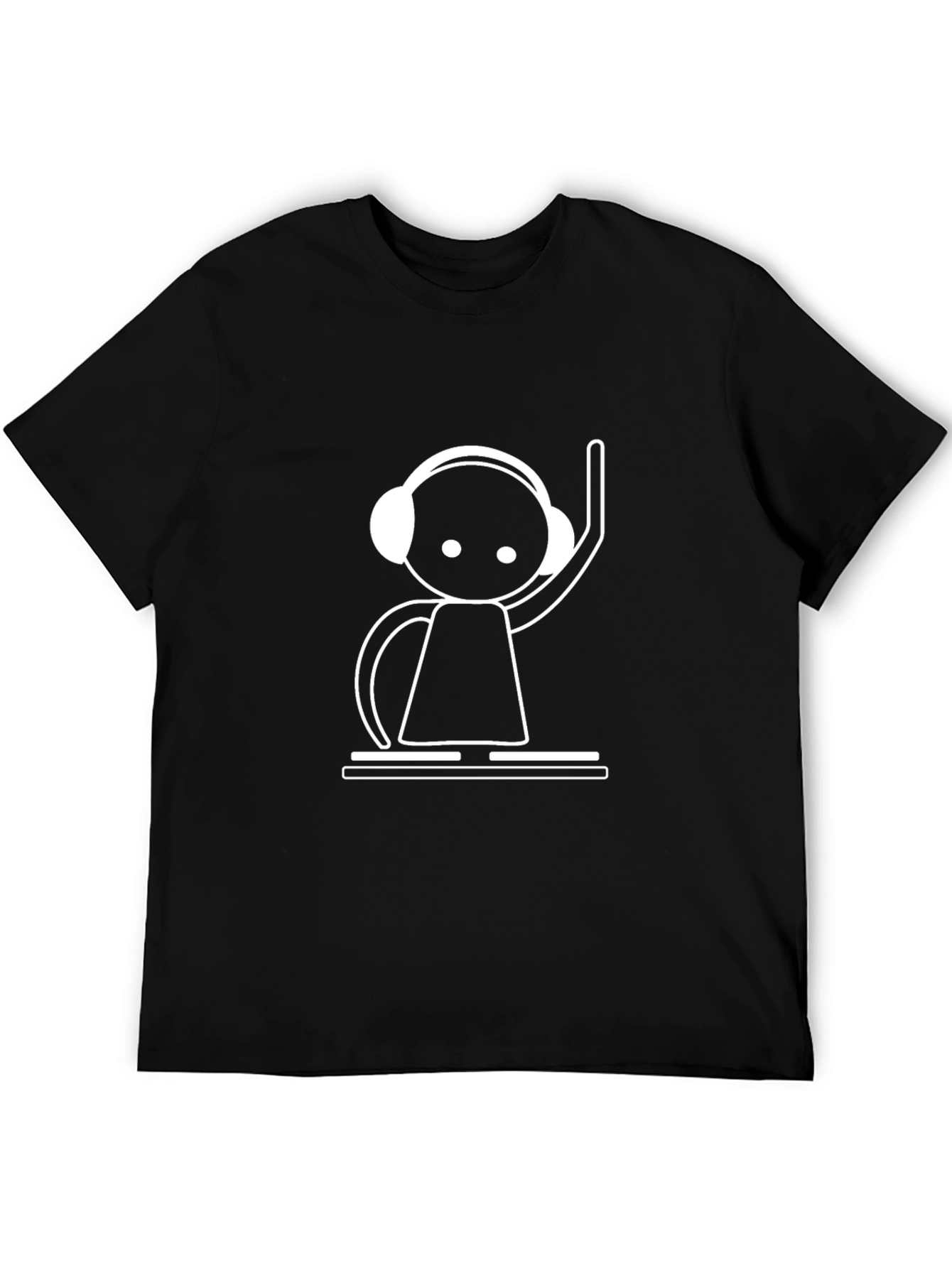 DJ Graphic Black T-Shirt