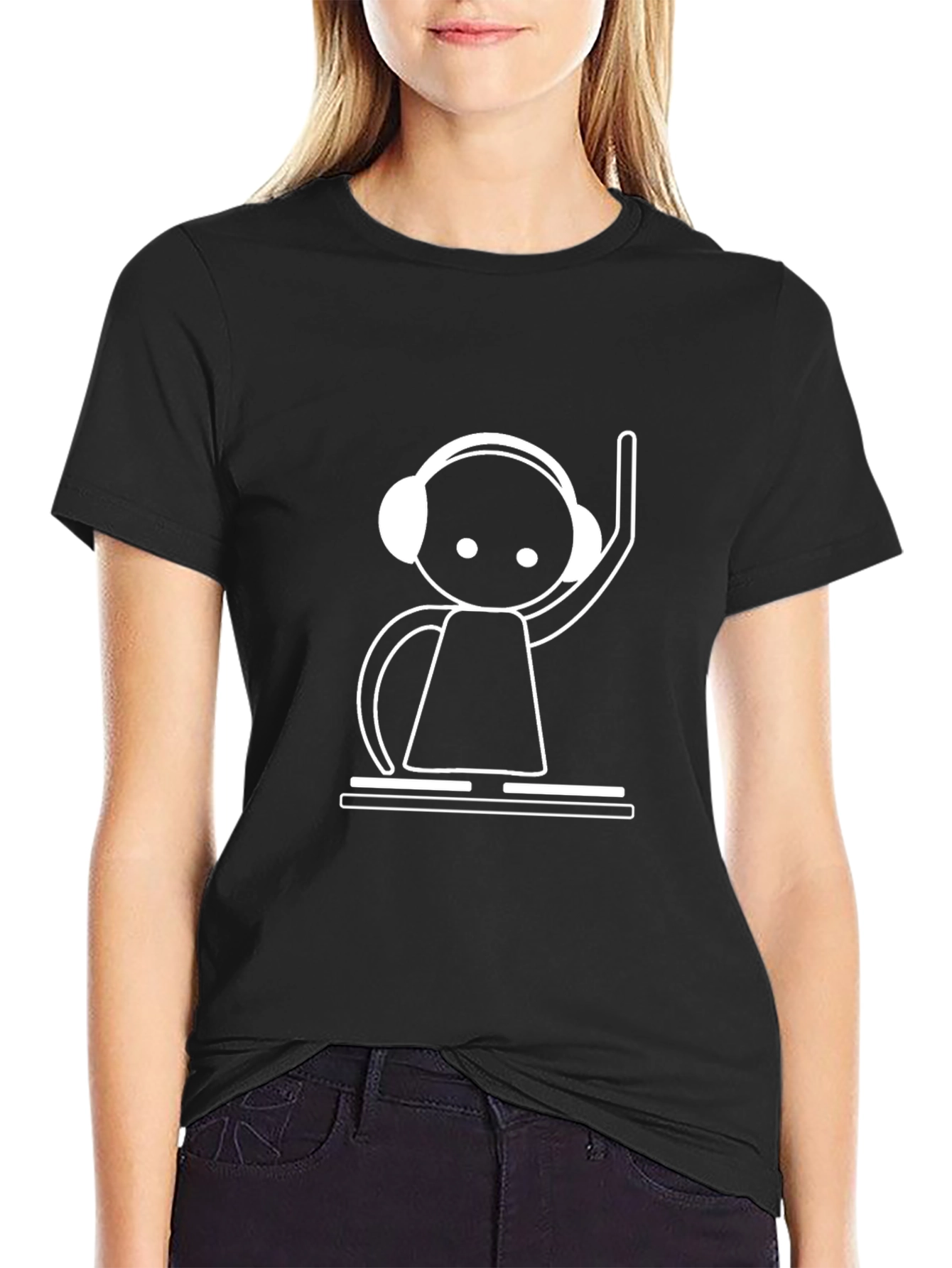 DJ Graphic Black T-Shirt