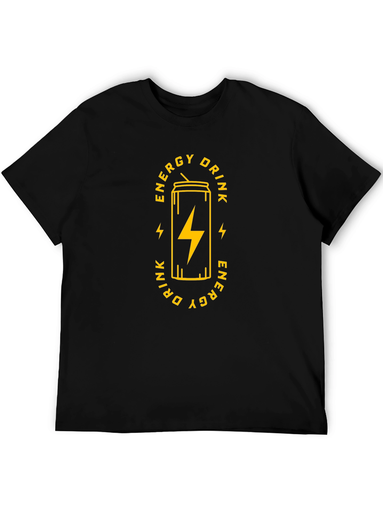 Energy Drink T-Shirt - Stylish Black Tee