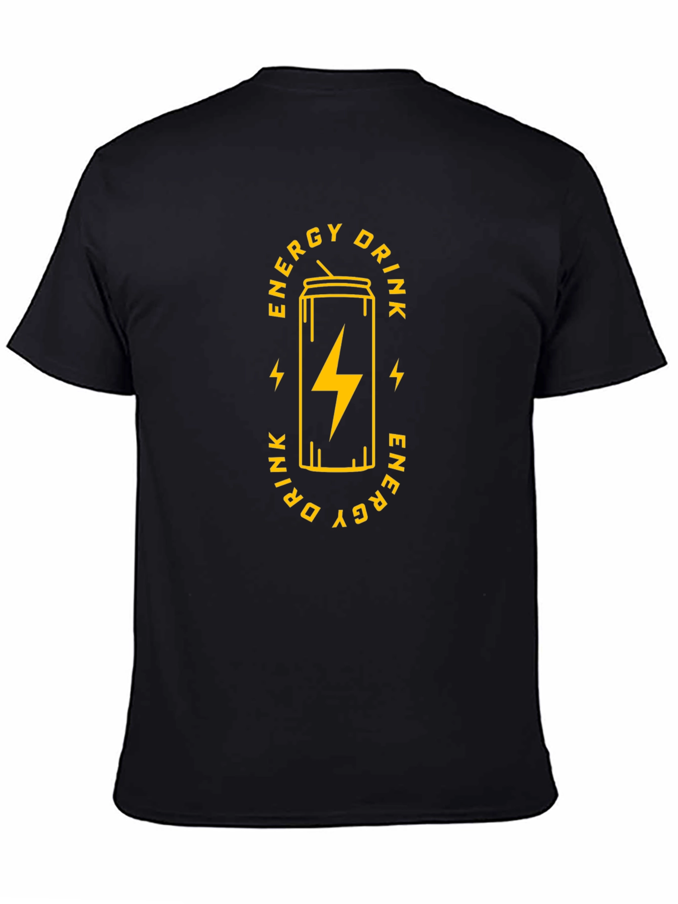 Energy Drink T-Shirt - Stylish Black Tee
