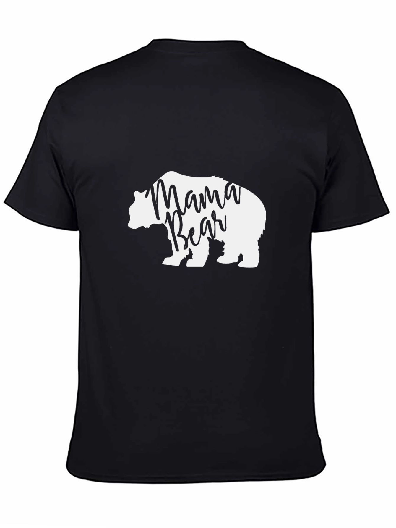 Mama Bear Graphic Tee - Black Unisex T-Shirt