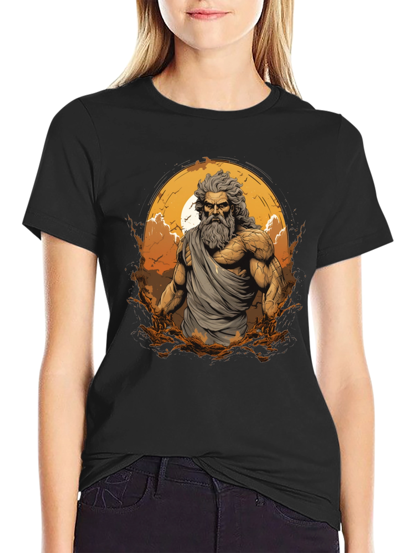 Zeus Graphic T-Shirt - Mythical God Tee