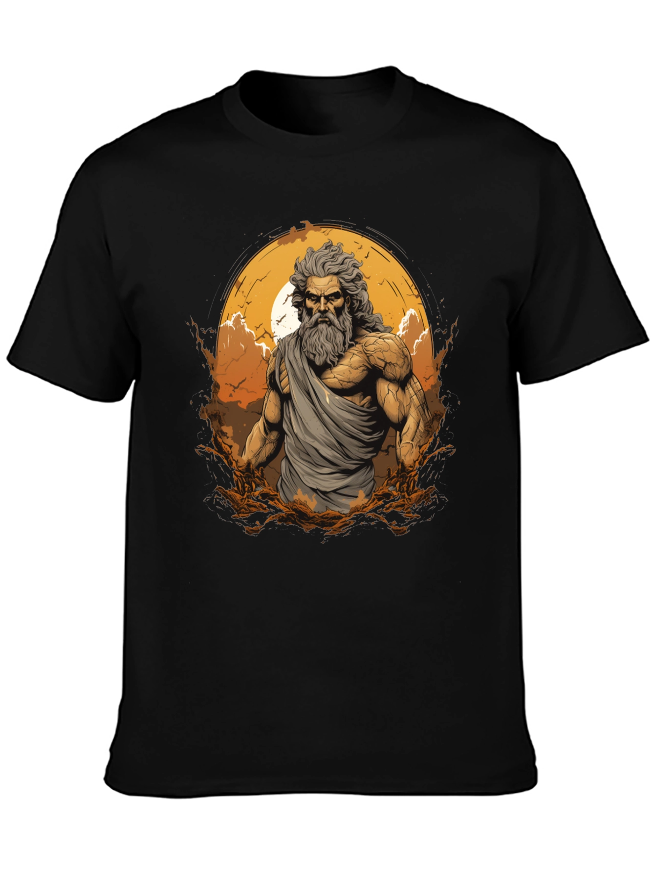 Zeus Graphic T-Shirt - Mythical God Tee