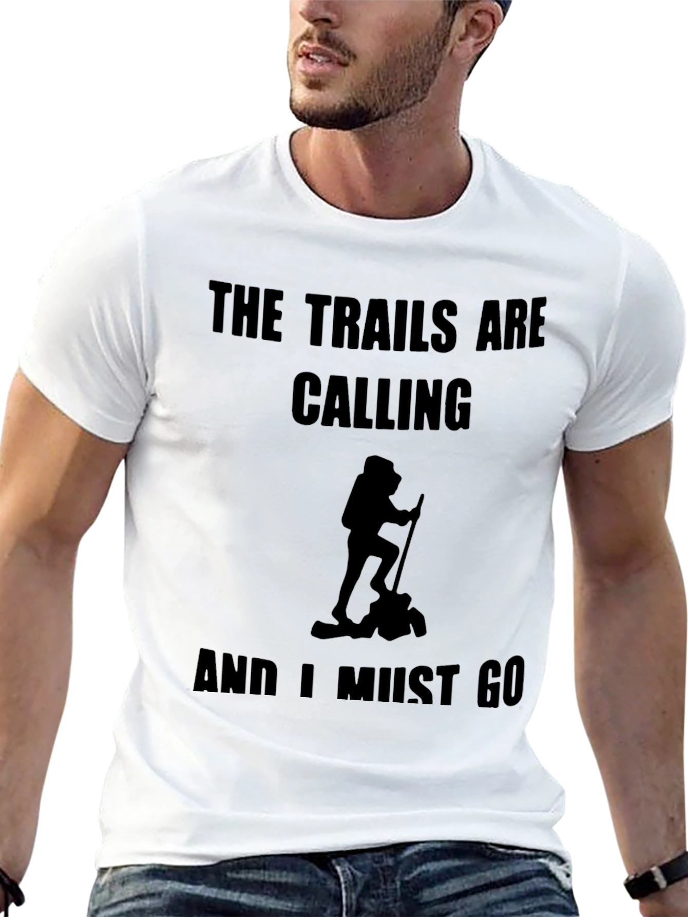 The Trails are Calling Black T-Shirt